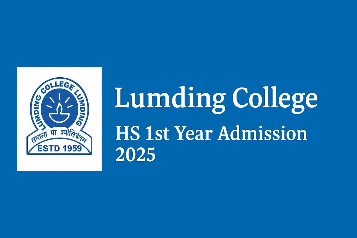 Lumding College HS 1st Year Admission 2025