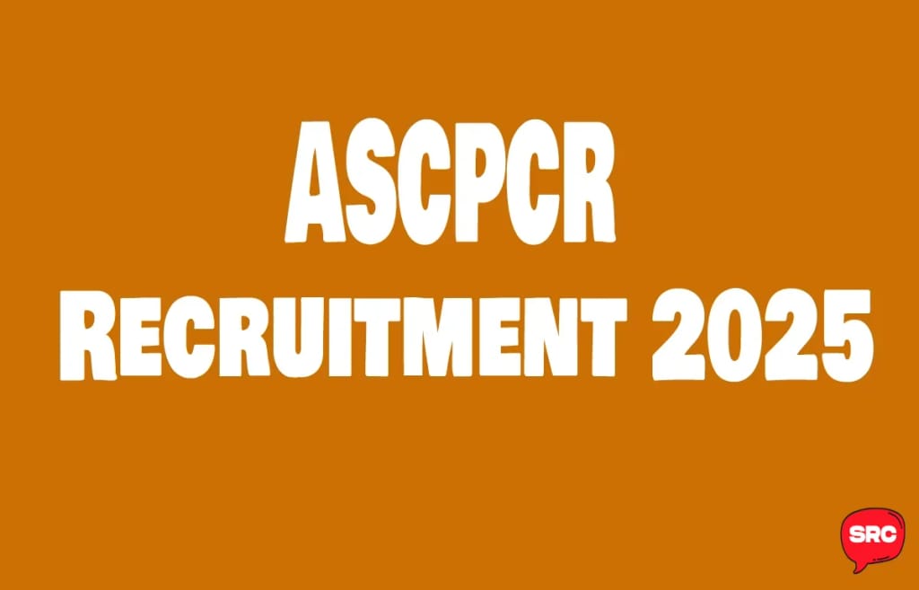 ASCPCR Recruitment 2025 – Apply for 3 Consultant Posts
