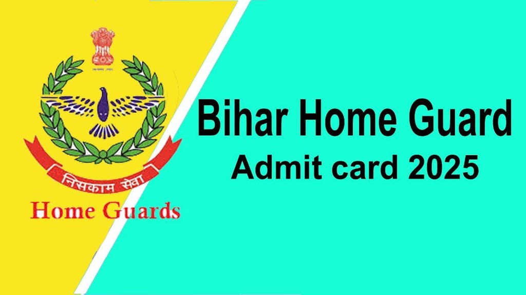 Bihar Home Guard Admit Card 2025 Out: Download Now!